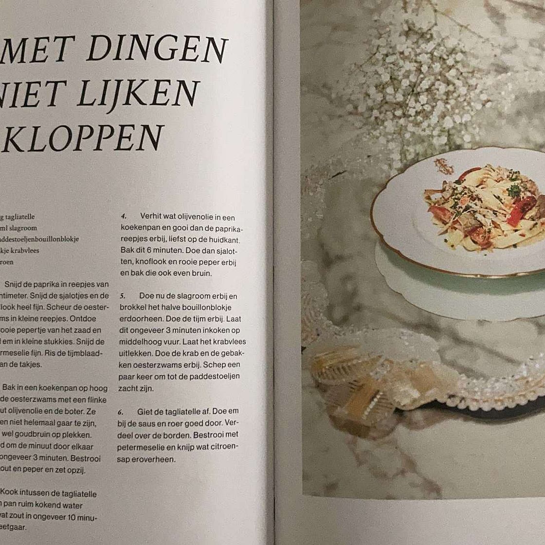Pasta met dingen die niet lijken te kloppen - Lekker Fred