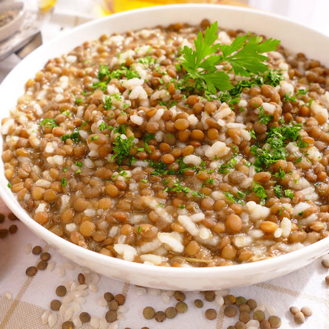 Arroz con lentejas