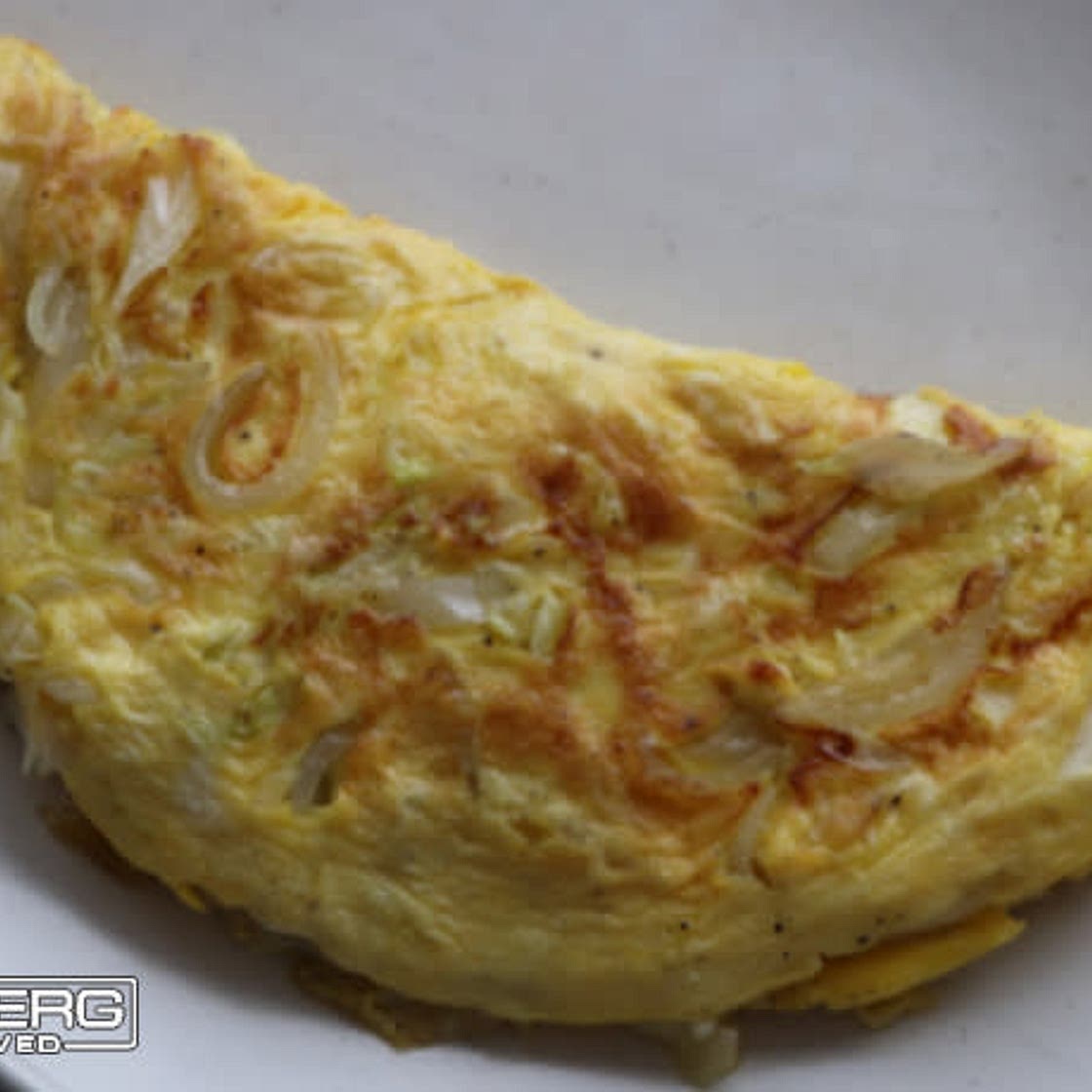 Cabbage/Onion Omelet