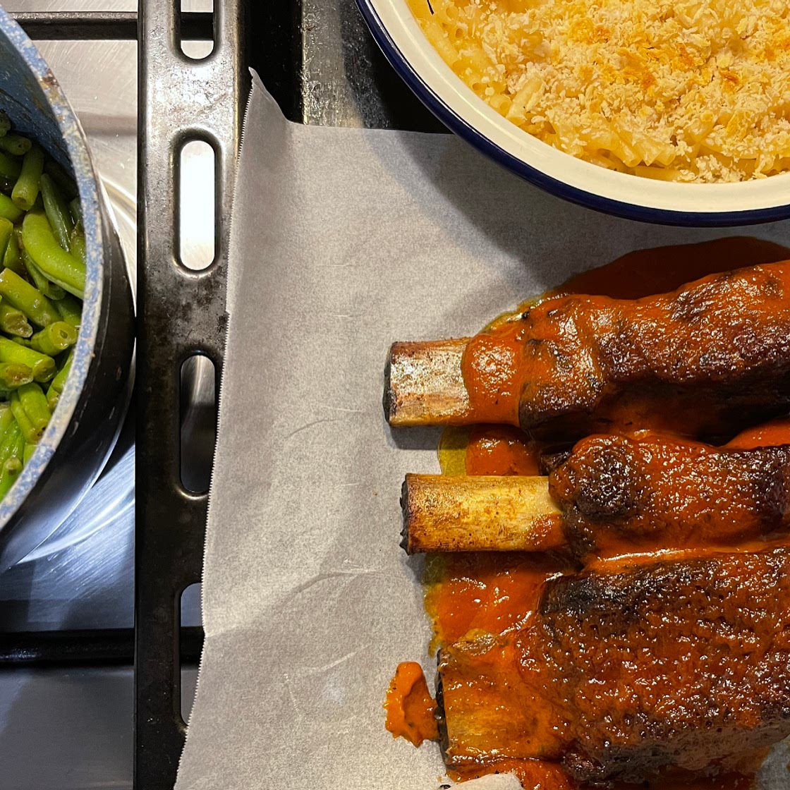 BBQ plum & bourbon short ribs