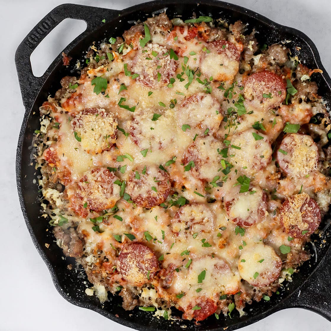 Keto Pizza Skillet
