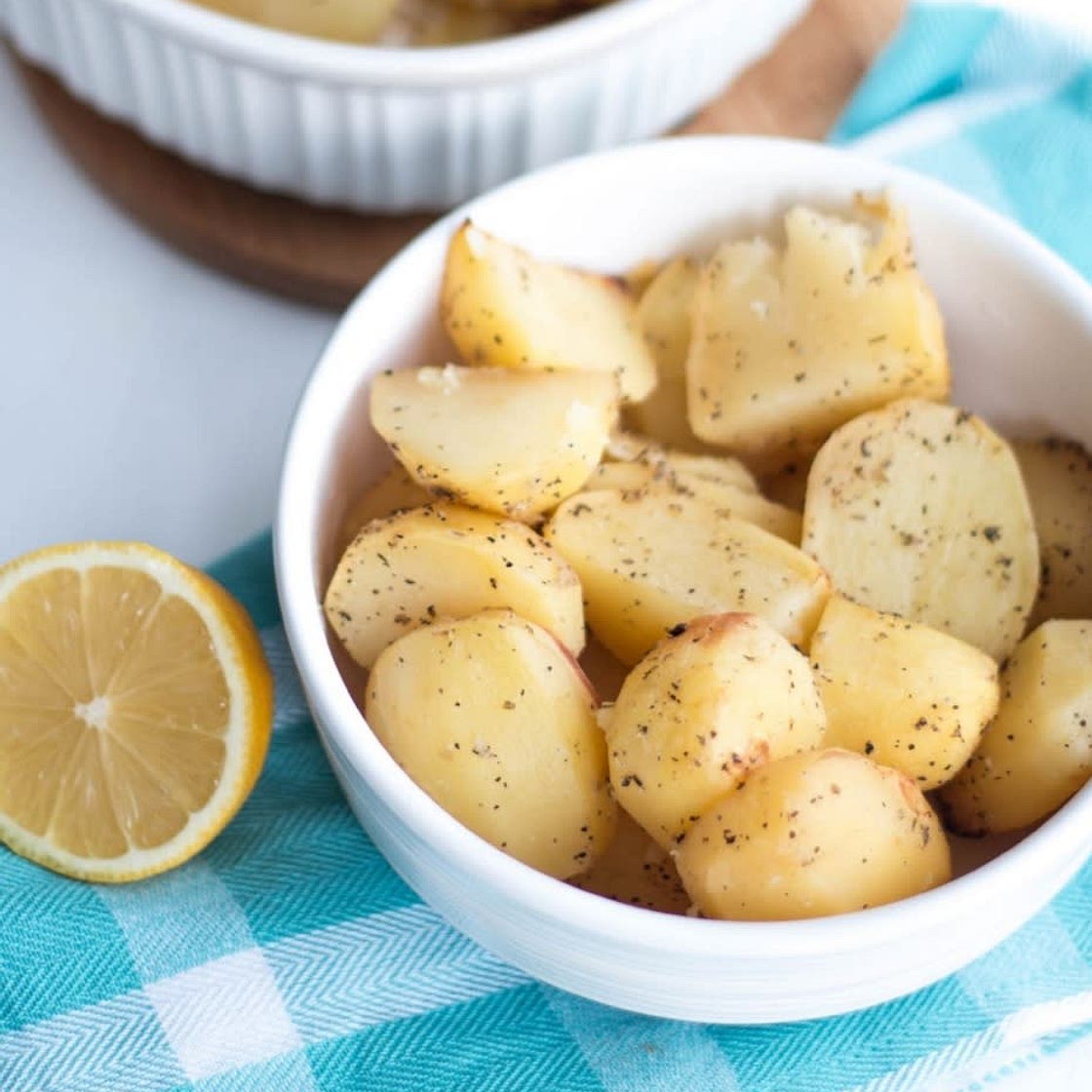 Lemony Greek Potatoes