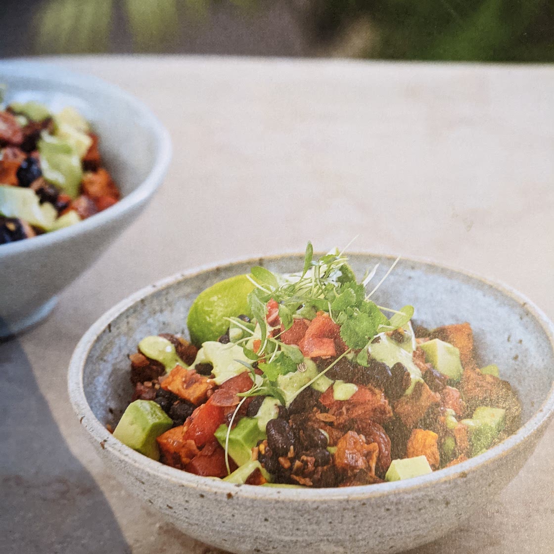 Sweet potato & black bean bowl