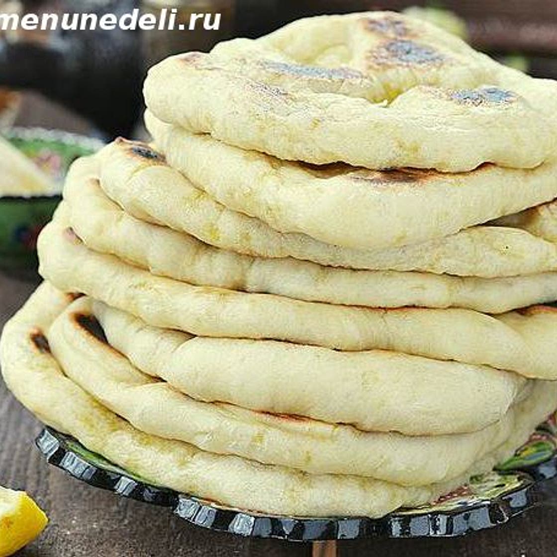 Арабские лепешки на сковороде