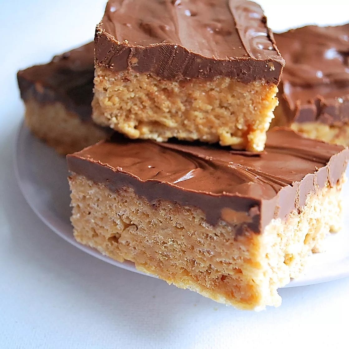 Peanut Butter & Butterscotch Rice Krispy Bars