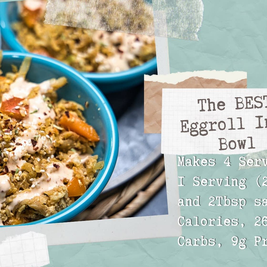 The BEST Eggroll In A Bowl