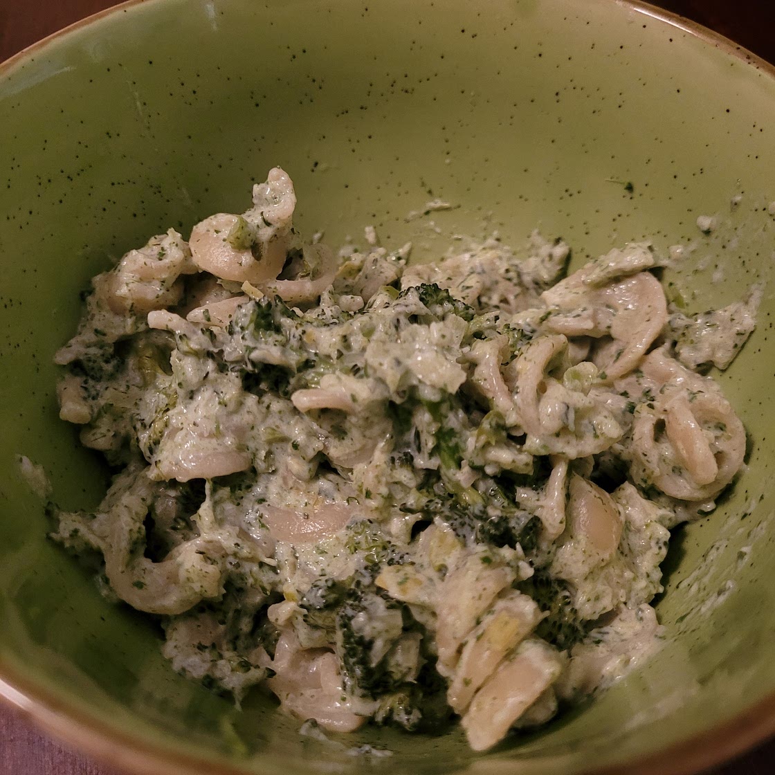 Creamy Green Leek & Pea Pasta