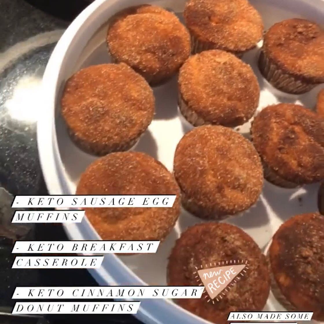 Keto Cinnamon Donut Muffins - 2 Net Carbs