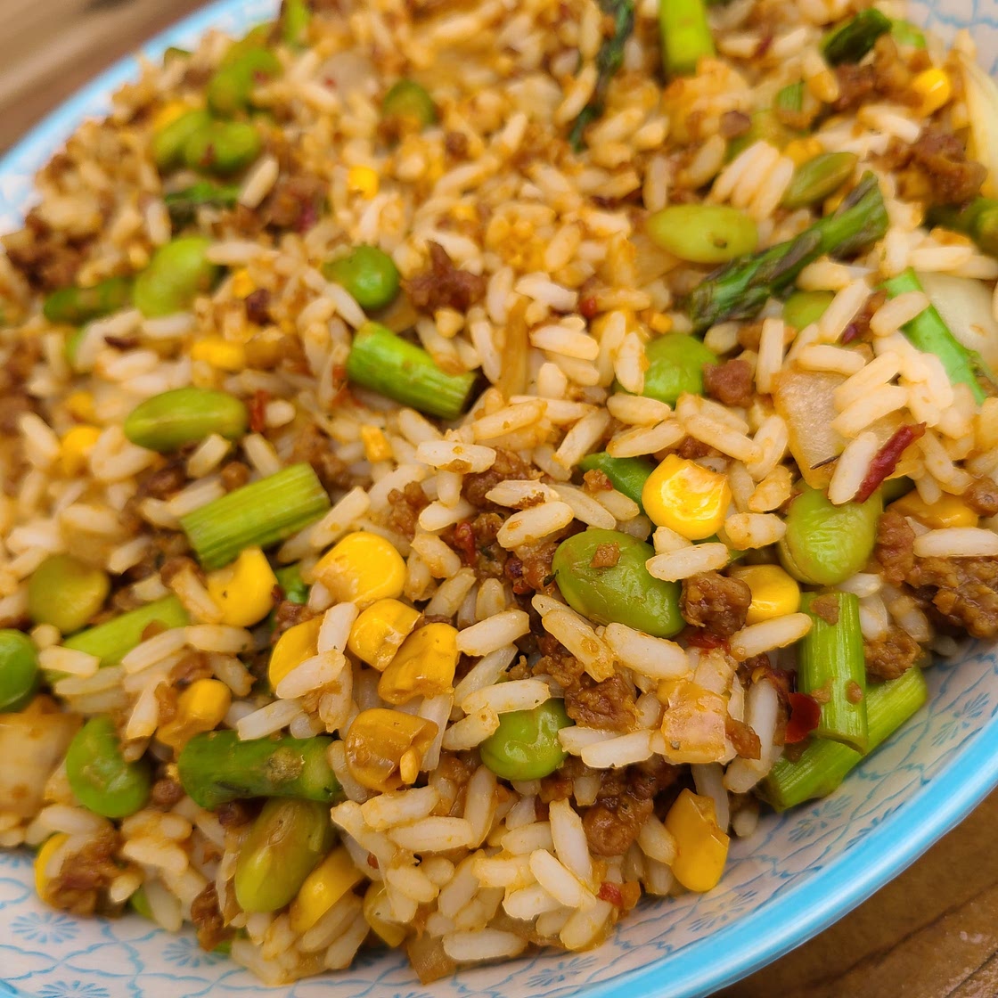 Korean Style Veggie Fried Rice