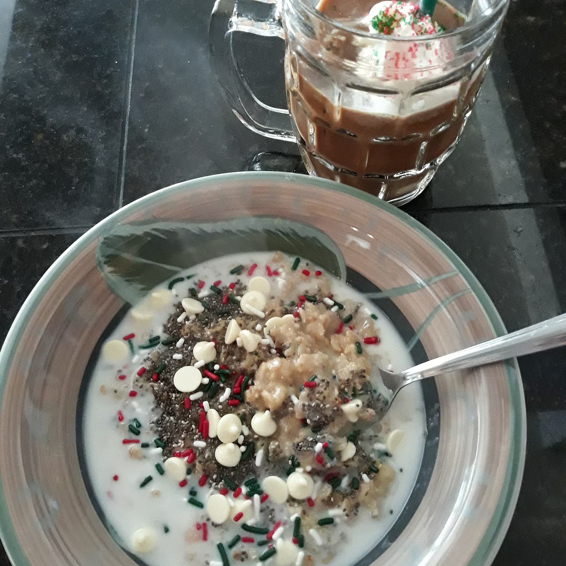 Sugar Cookie-fied Oatmeal