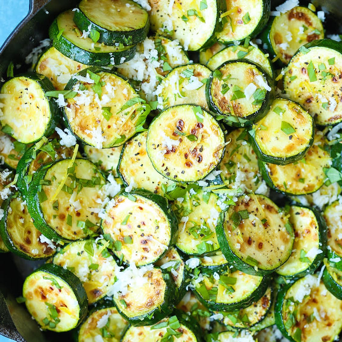 Parmesan Lemon Zucchini