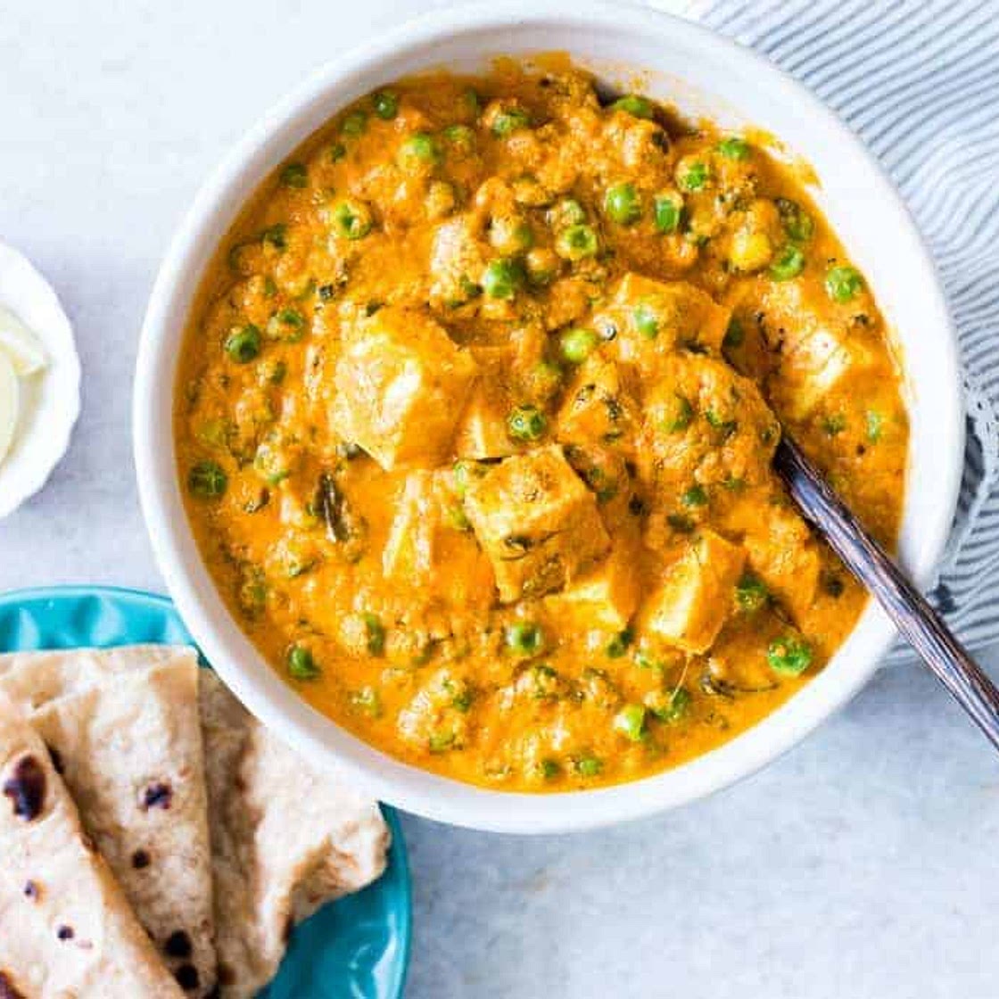 Creamy Matar Paneer Curry