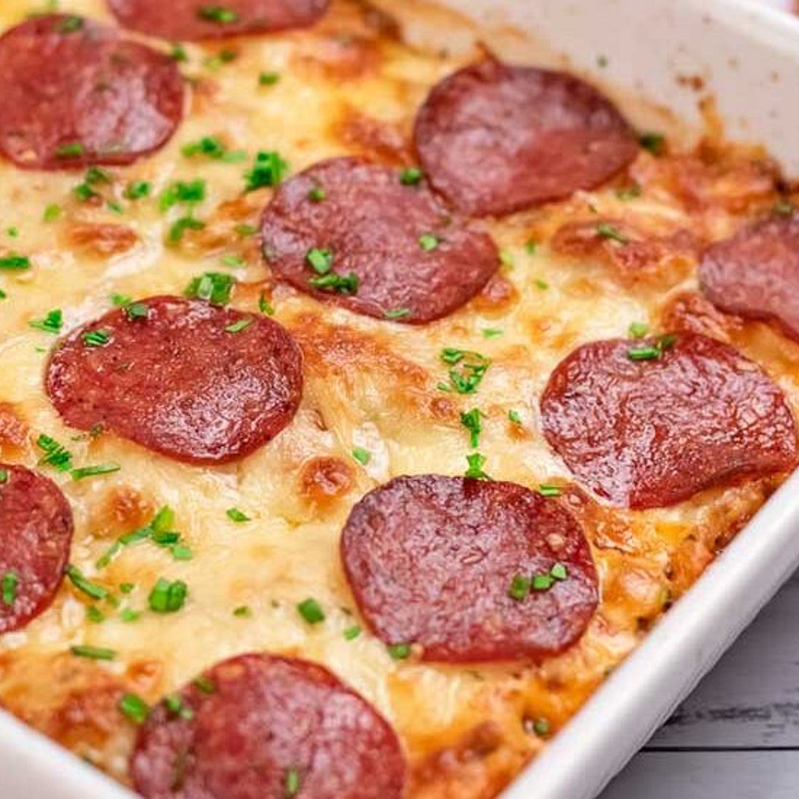 Keto Pepperoni Pizza Casserole - Blog.Cookingpoint.net