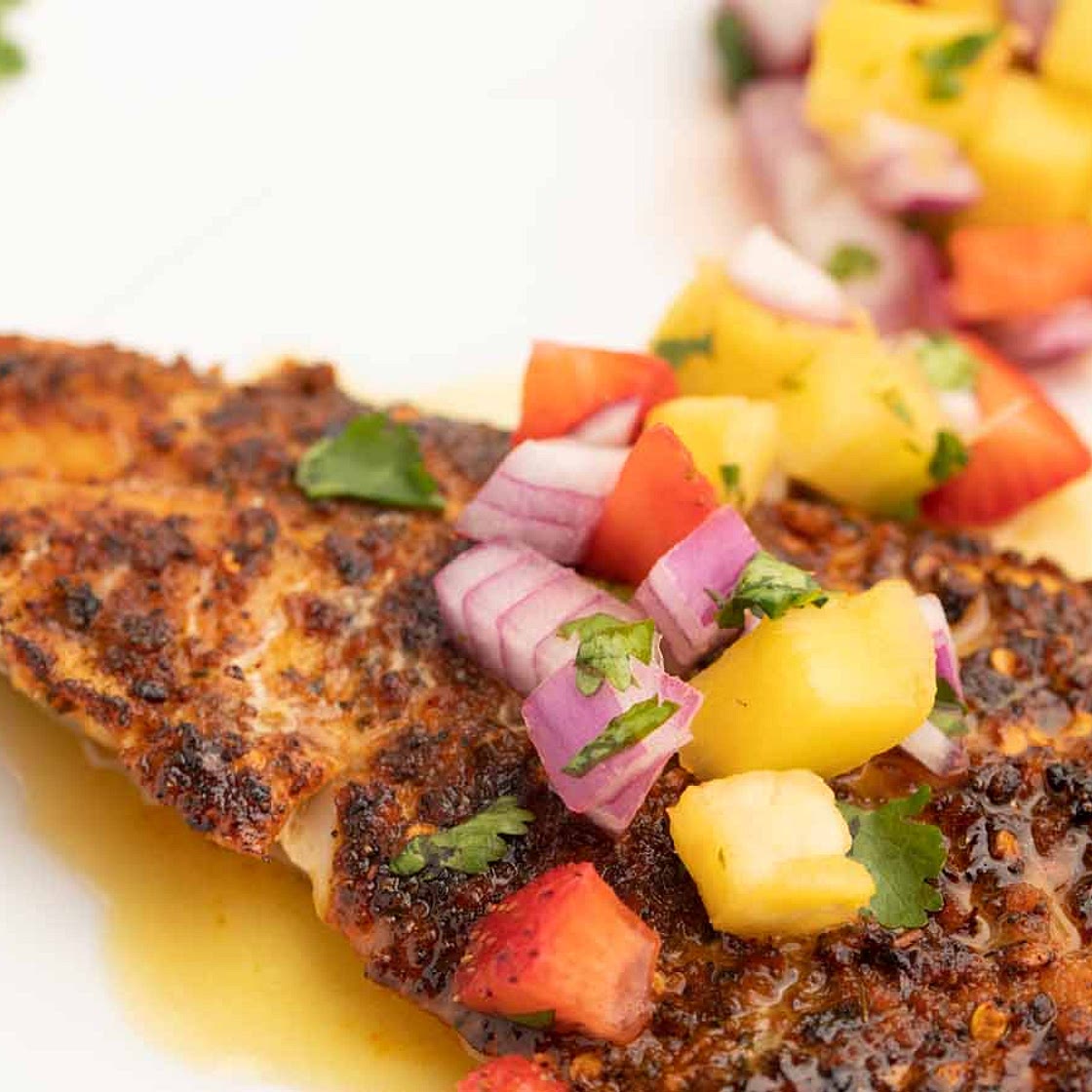 Blackened Red Snapper