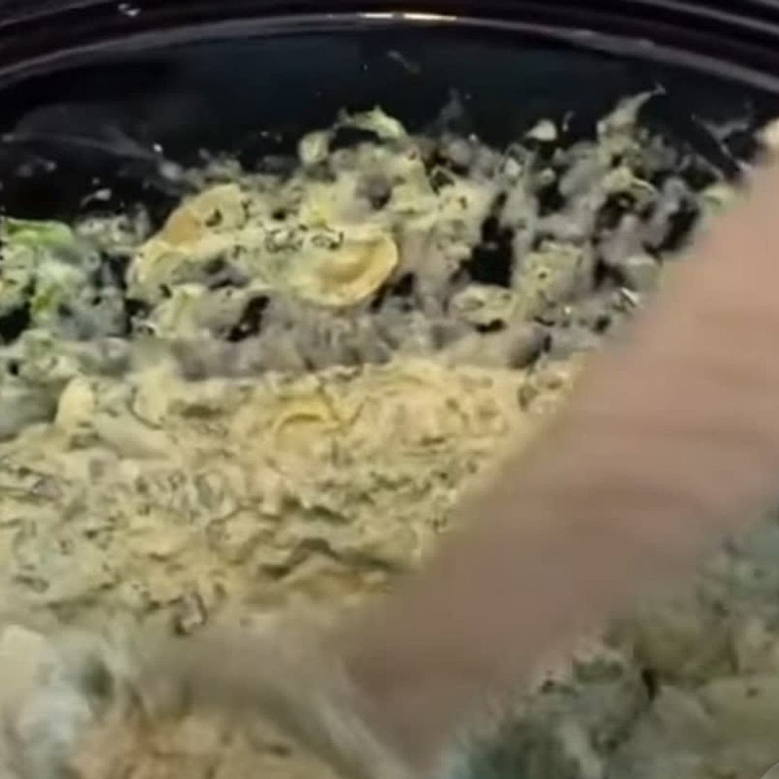 Slow Cooker Spinach & Artichoke Dip