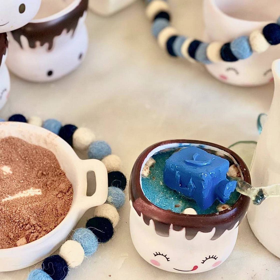 Dreidel Hot Cocoa Bombs