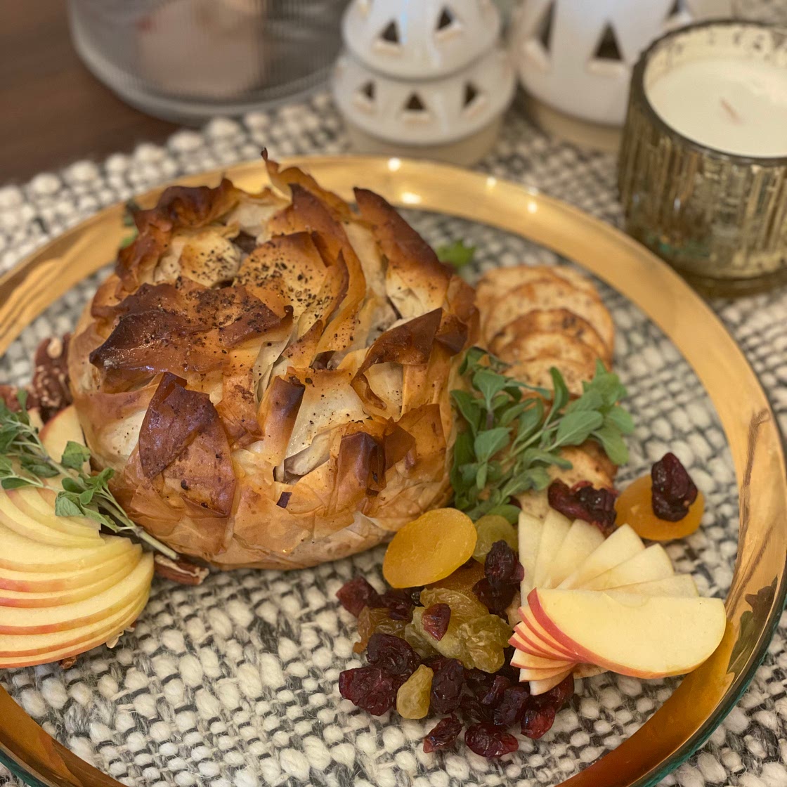 Baked Brie with Onion Jam