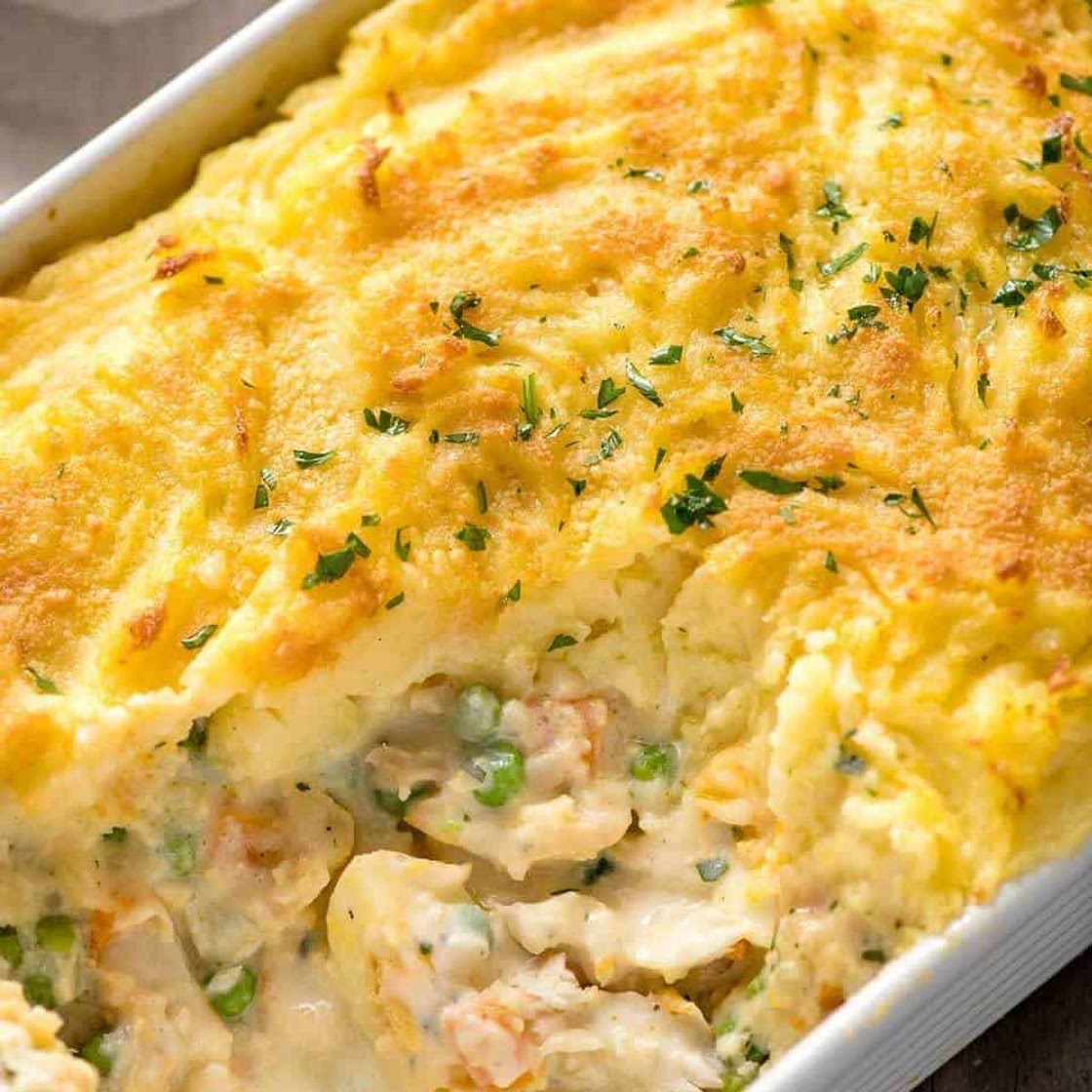Jane’s and Jamie’s fish pie