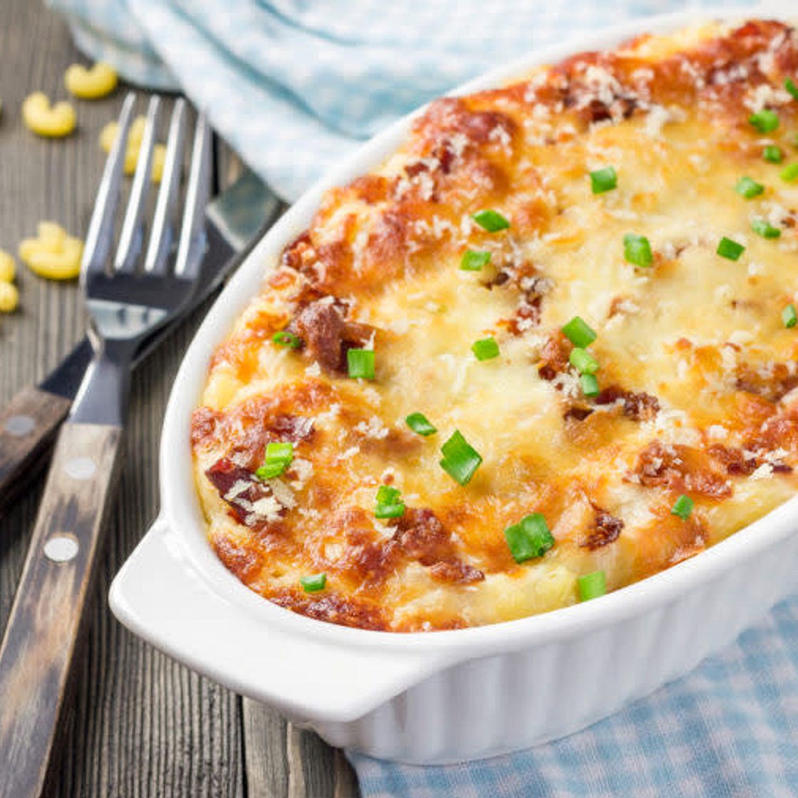 Gratin de coquillettes au comté