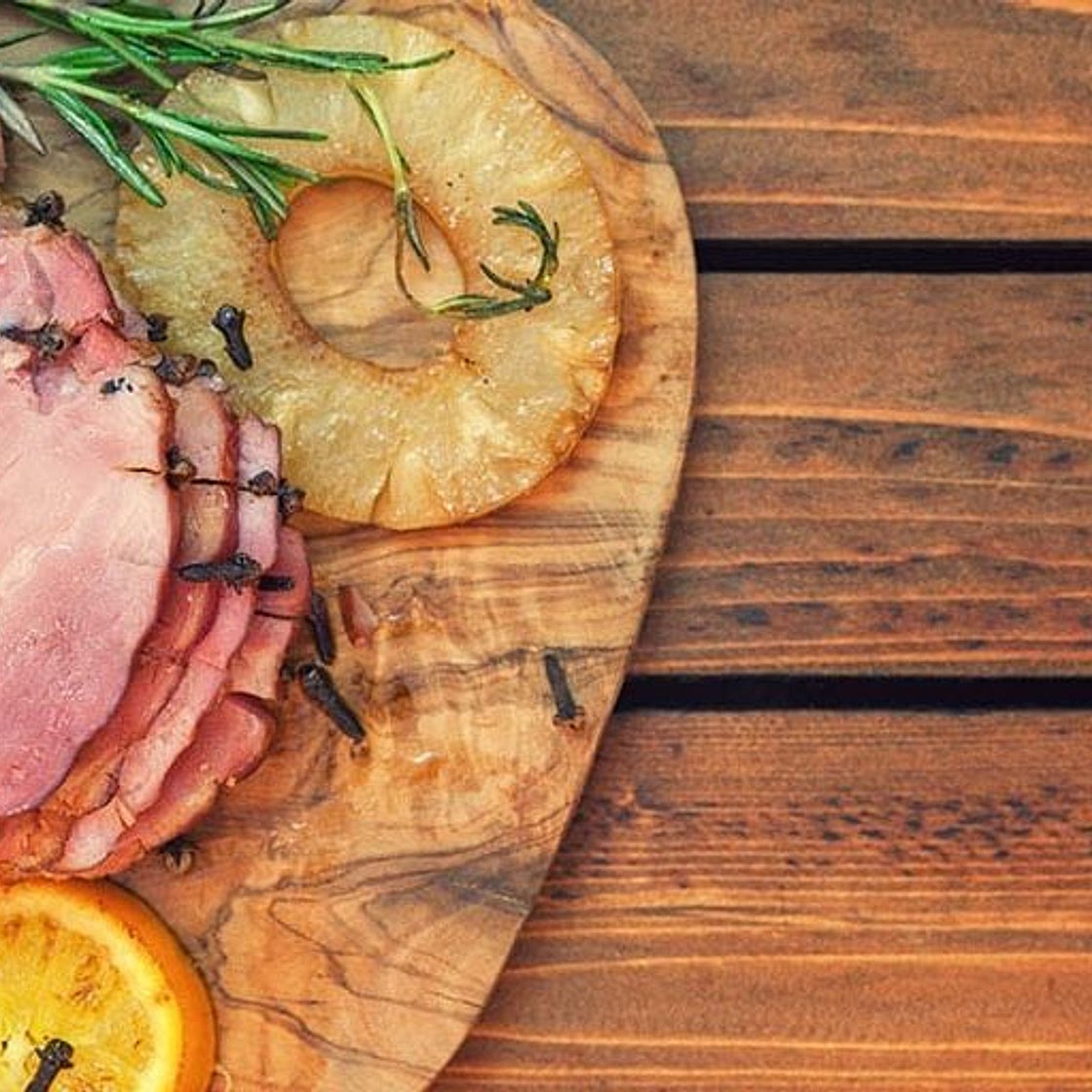 Keto Maple Glazed Ham