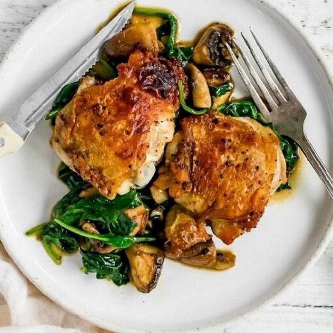 Garlic Butter Chicken Thighs