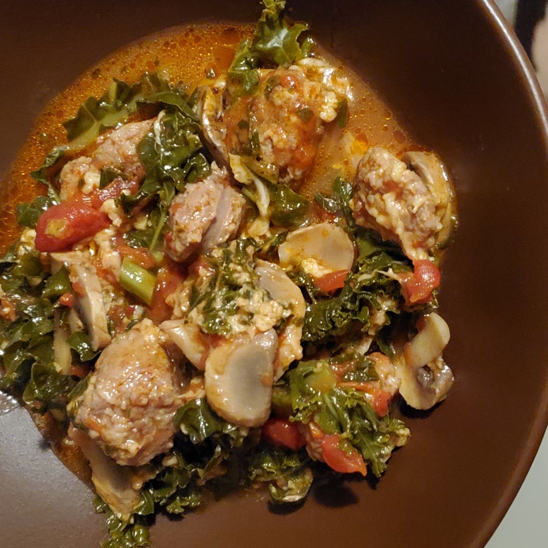 Instantpot Kale & Sausage Casserole