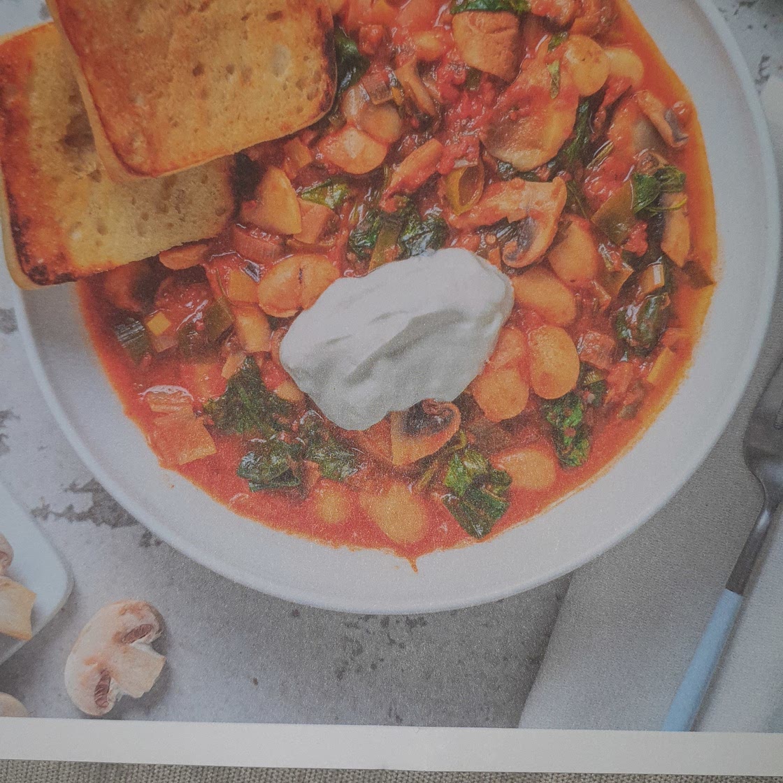 Butter Bean and Mushroom Stew