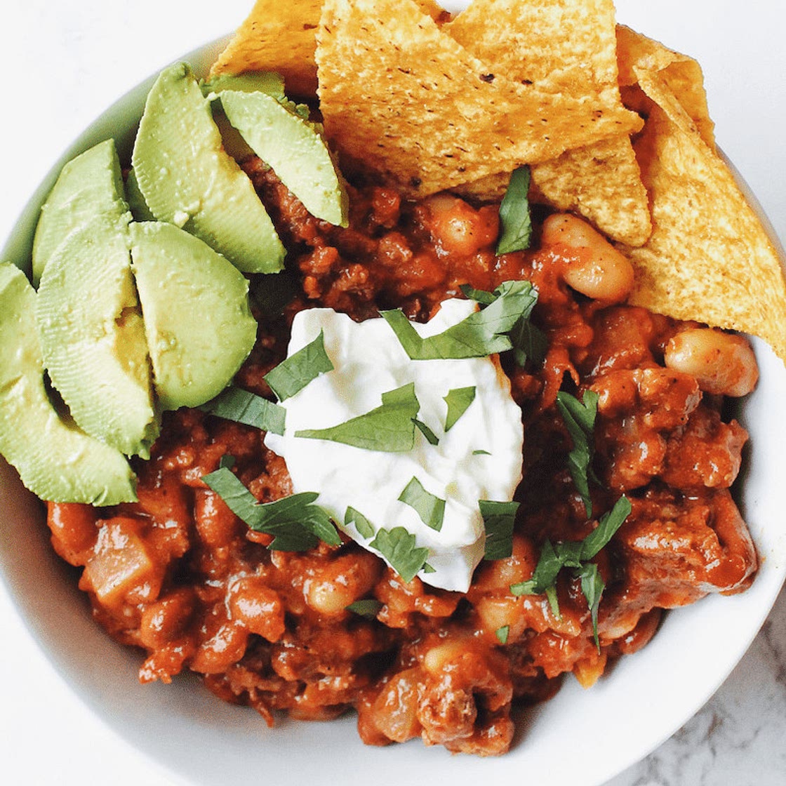 The Best Easy Slow Cooker Chili | Hungry Blonde