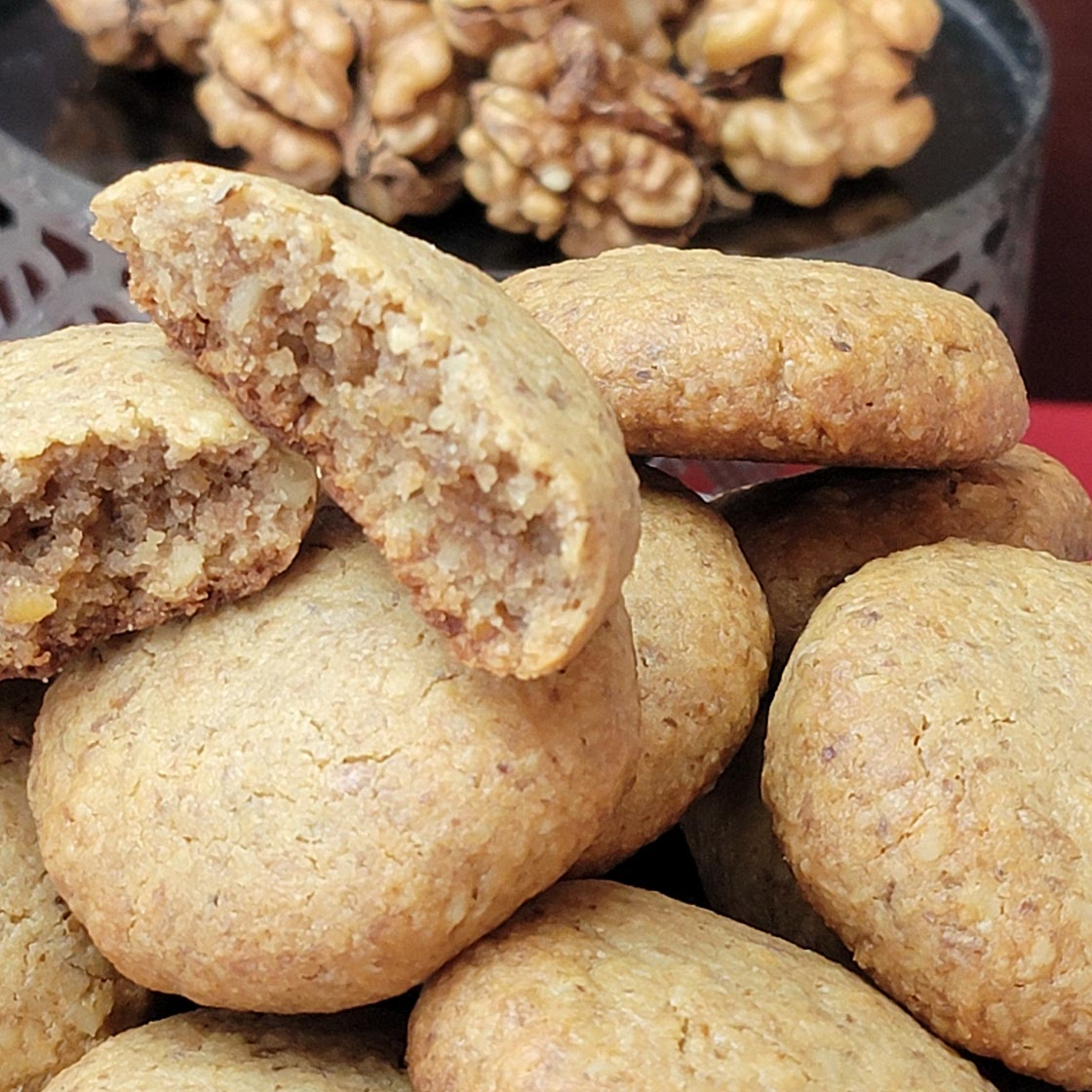 walnuts cookies with only 3 ingredients