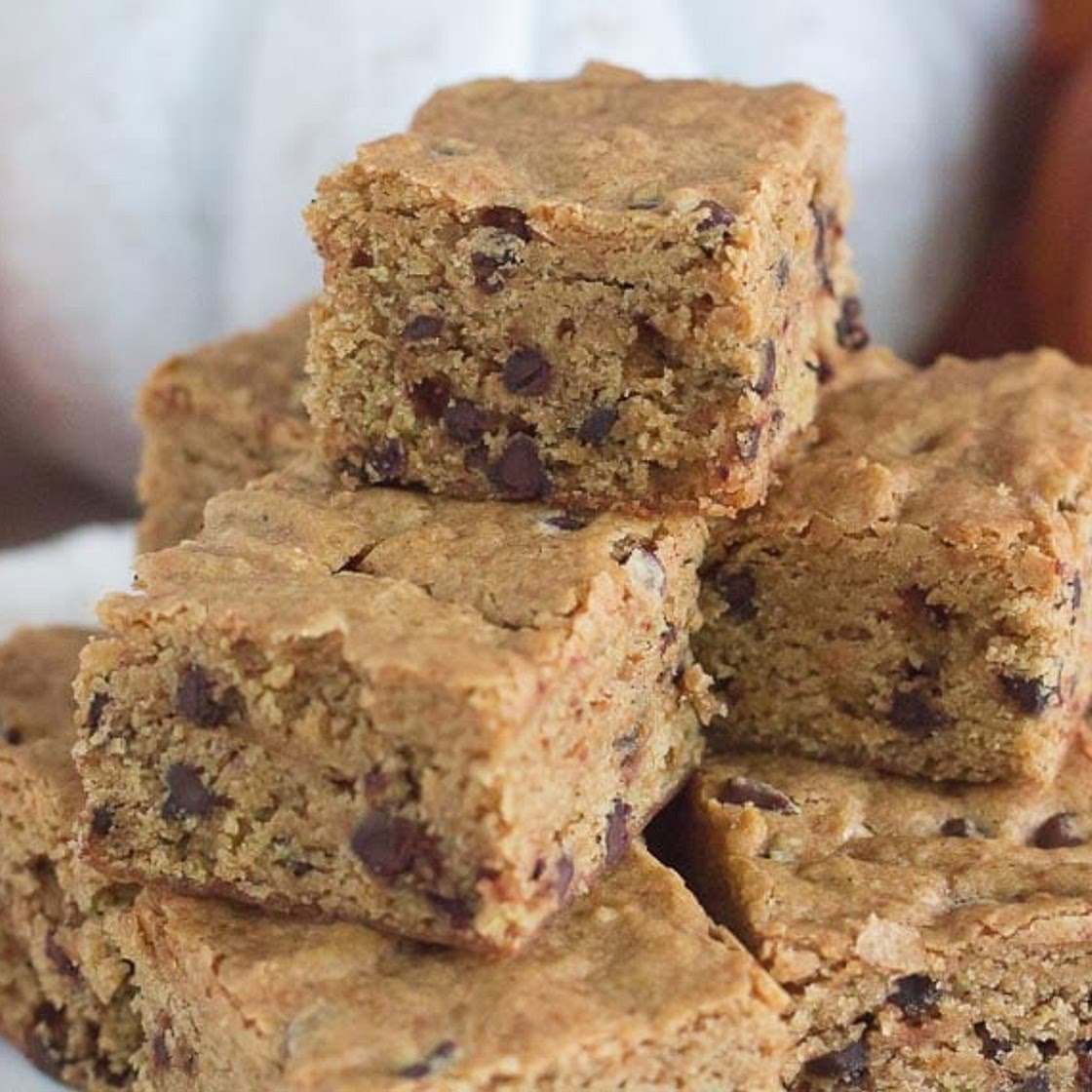 Pumpkin Spice Mocha Latte Blondies