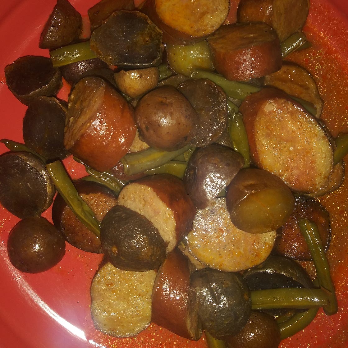 Slow Cooker Sausage and Potatoes