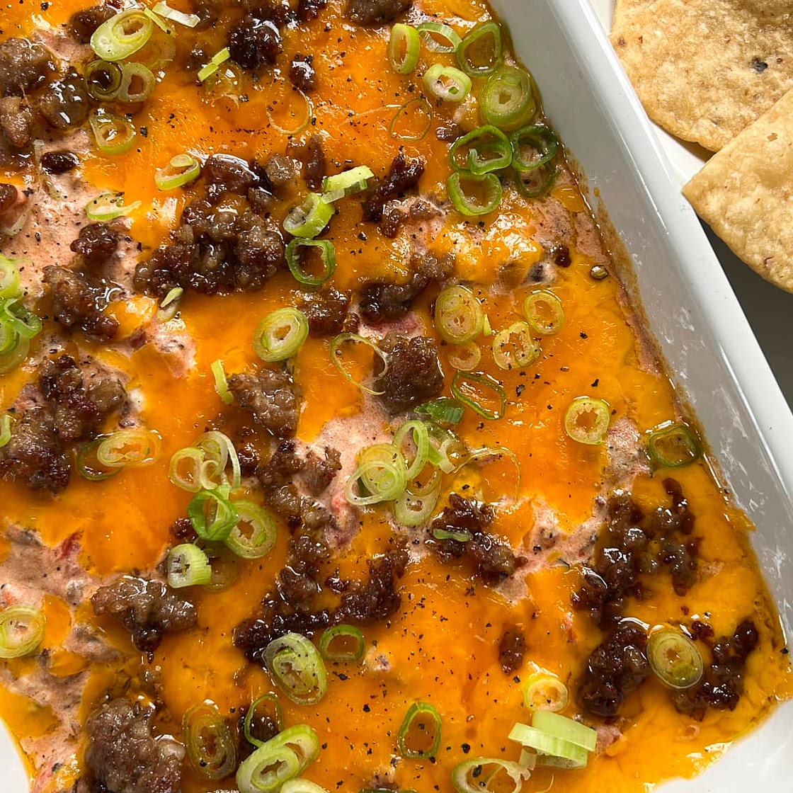 Cheesy Sausage Dip