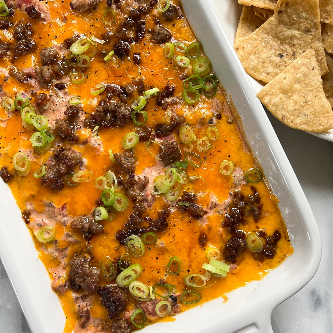 Cheesy Sausage Dip