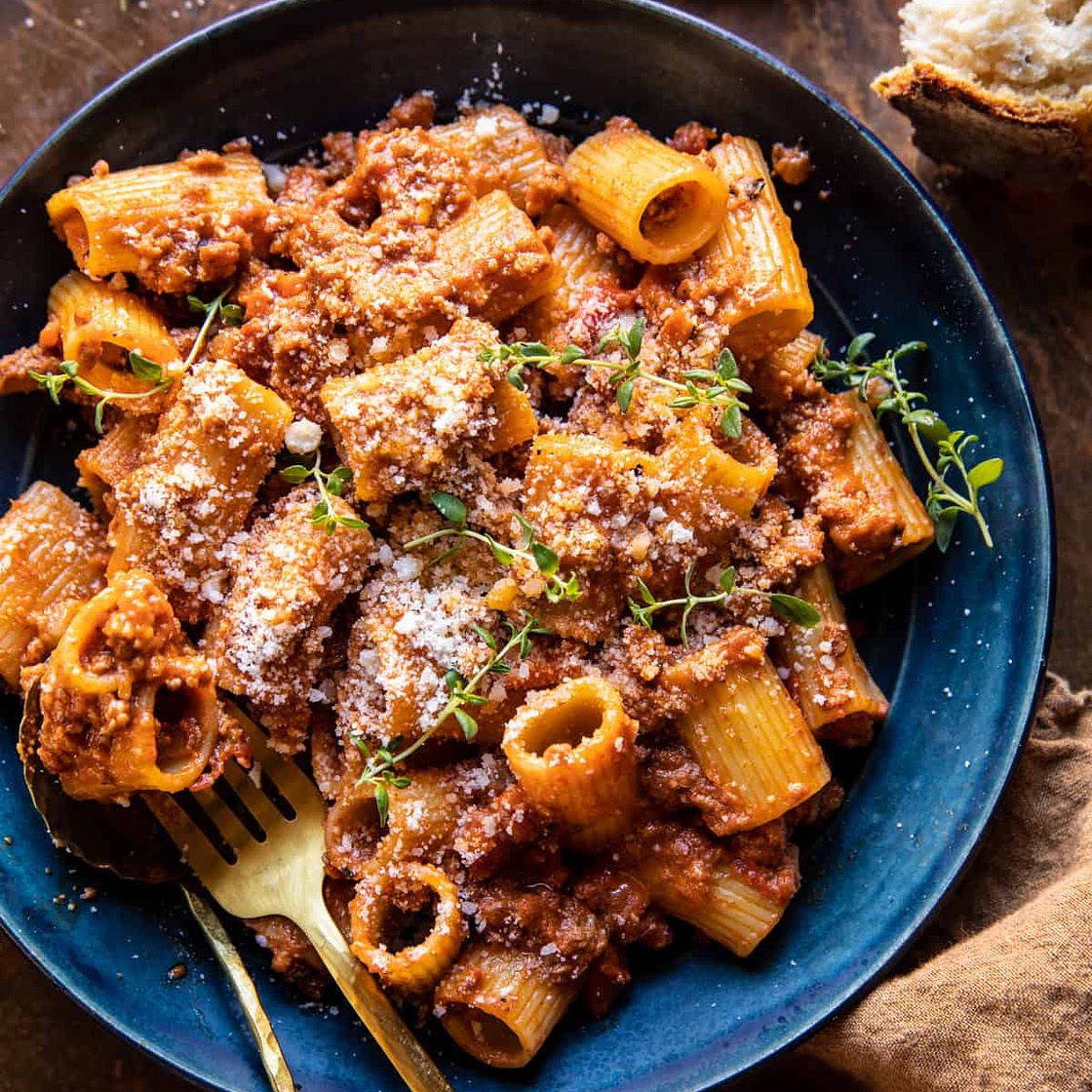 Pesto Pasta Bolognese
