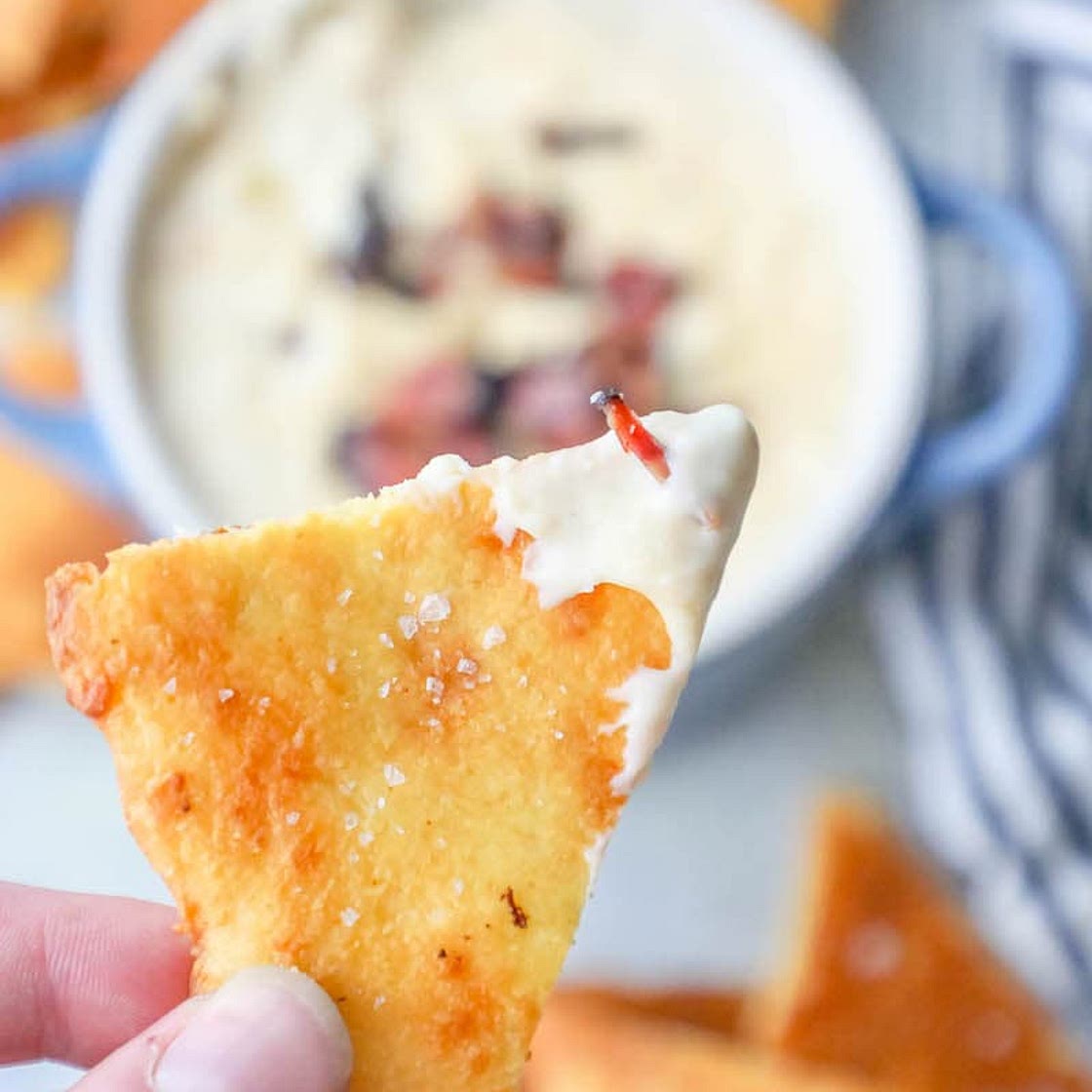 Easy Keto Tortilla Chips Recipe