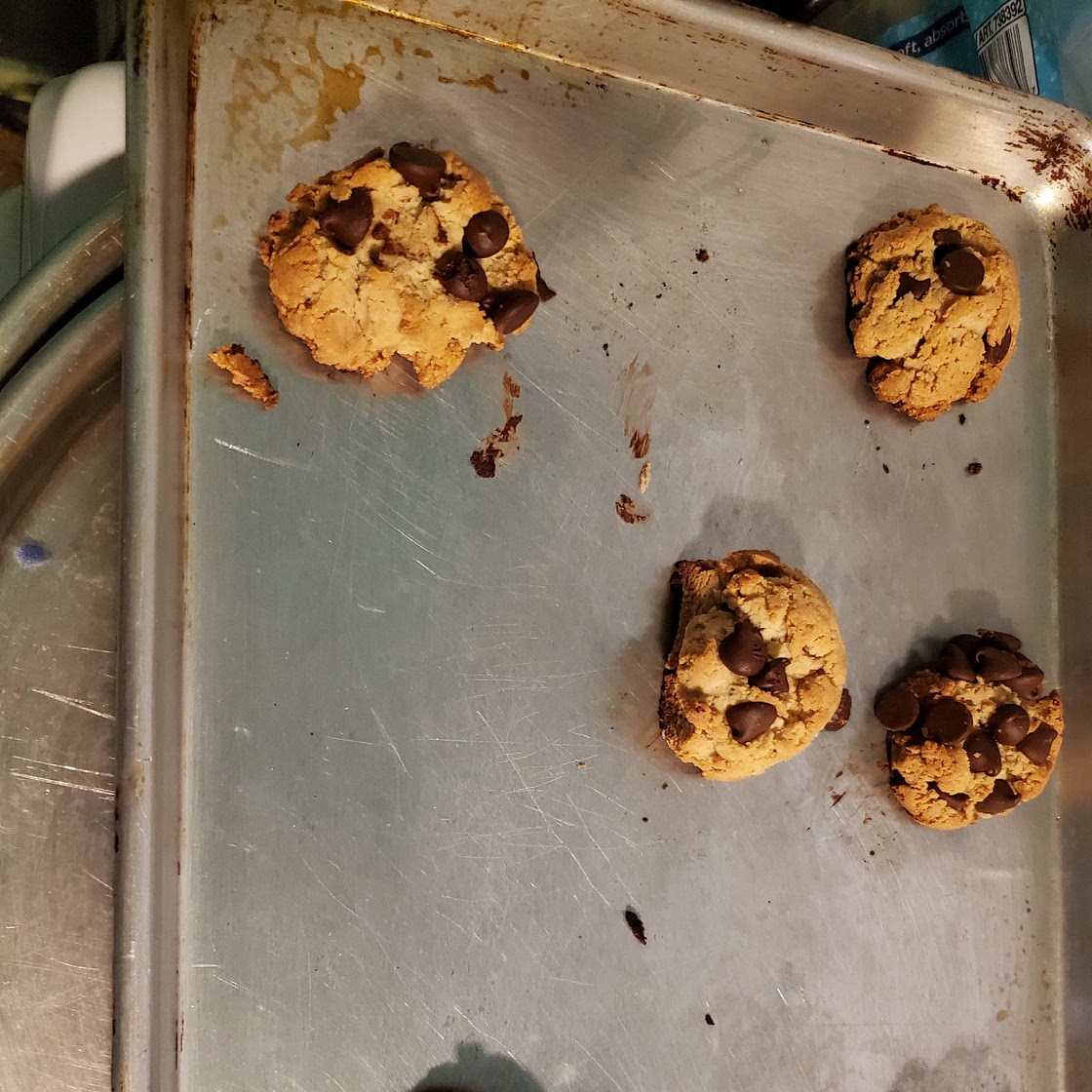 Chocolate Chip Almond Flour Cookies
