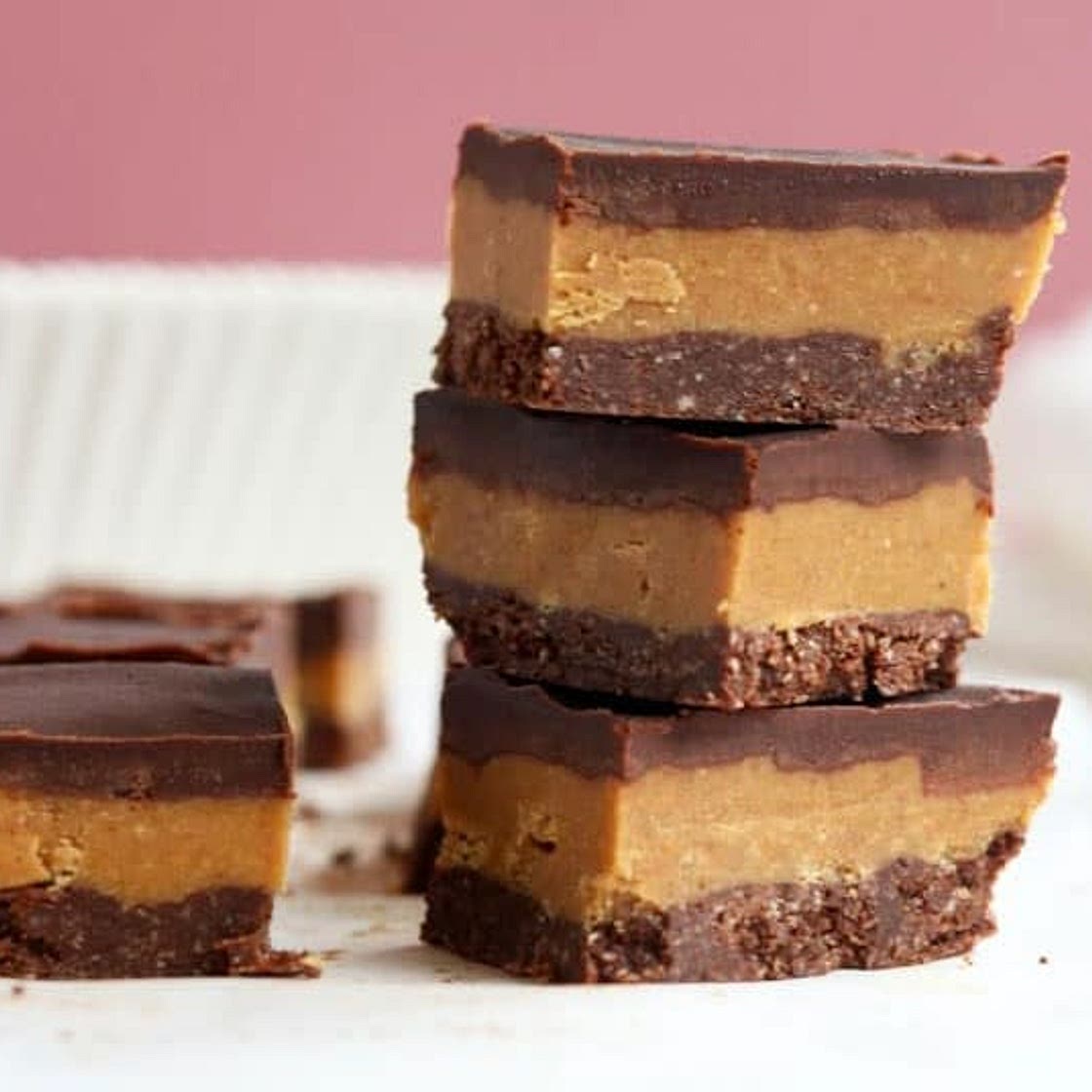 No-Bake Peanut Butter & Chocolate Bars
