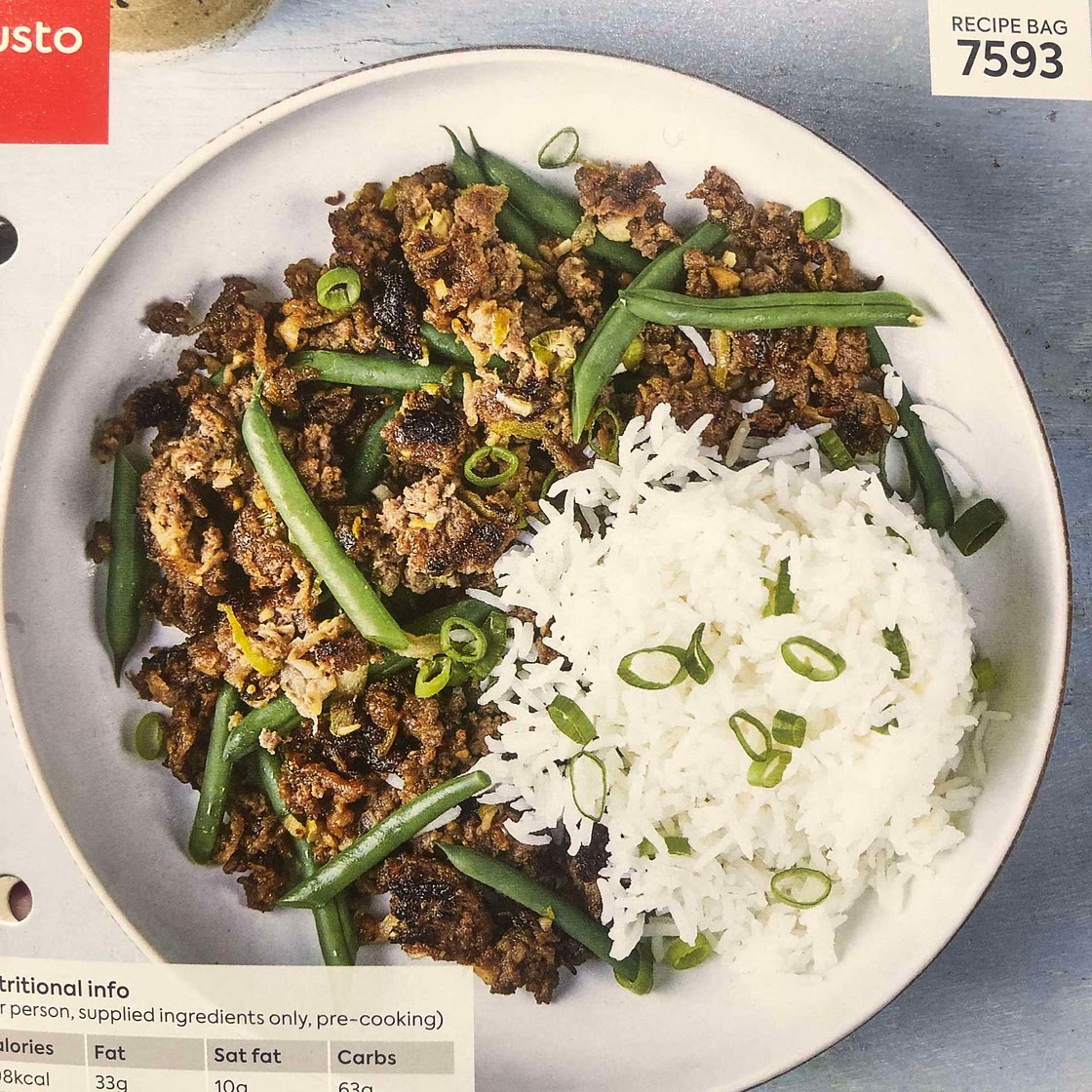 Speedy Korean beef bulgogi with beans 