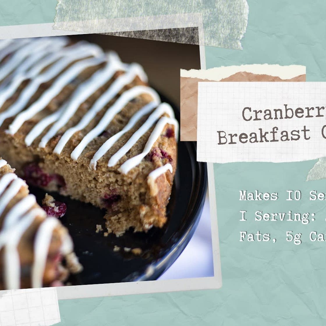 Cranberry Breakfast Cake