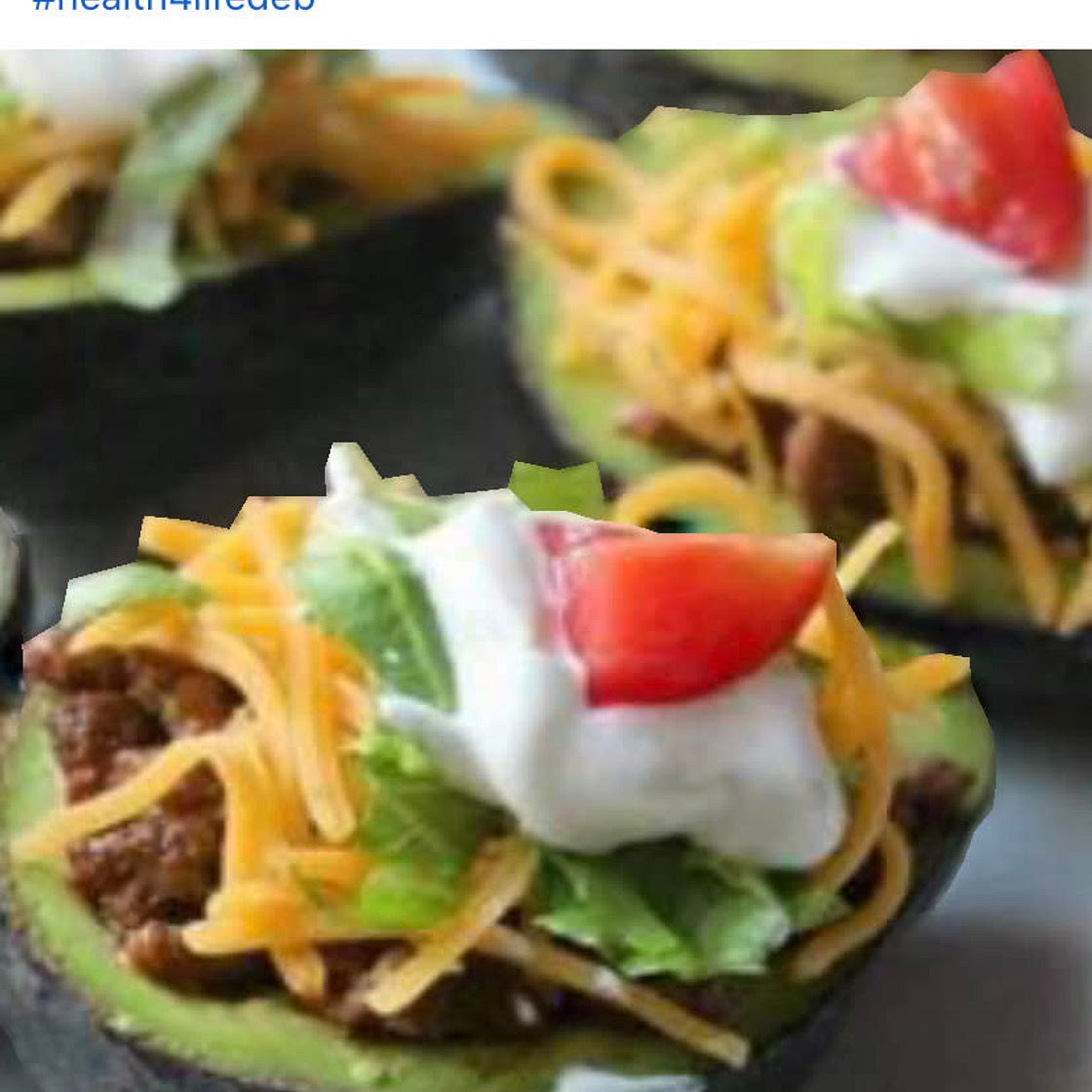 STUFFED TACO AVOCADOS