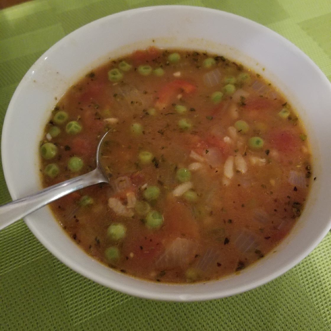 One-Pot Pantry Rice and Tomato Soup