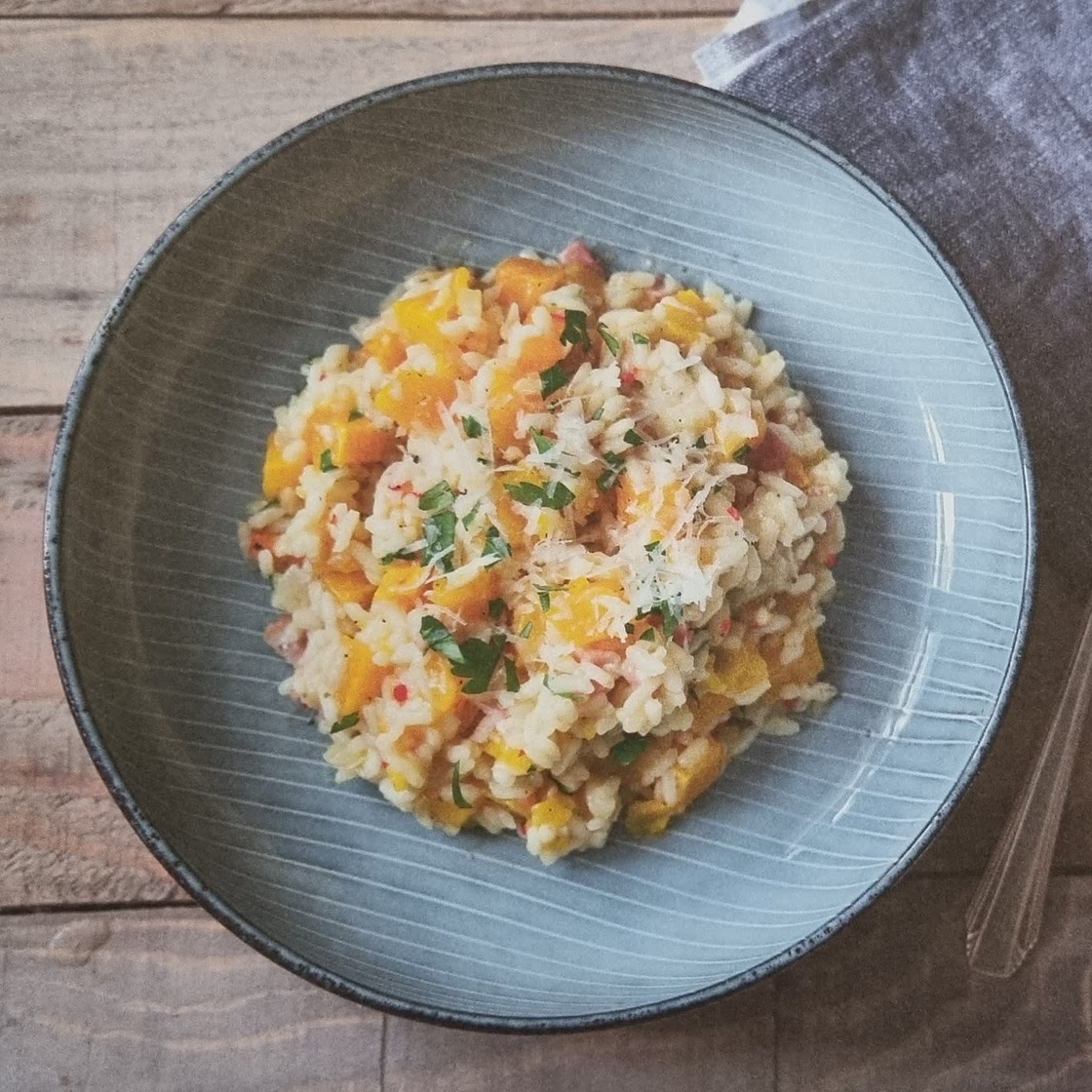 Bacon and Butternut Squash Risotto