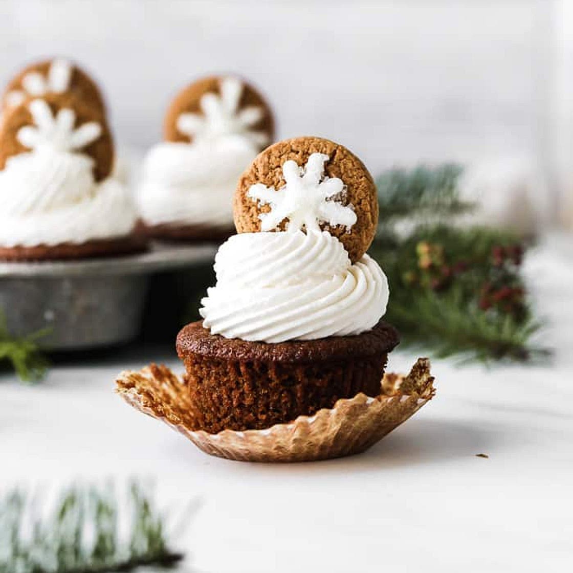 Gingerbread Cupcakes