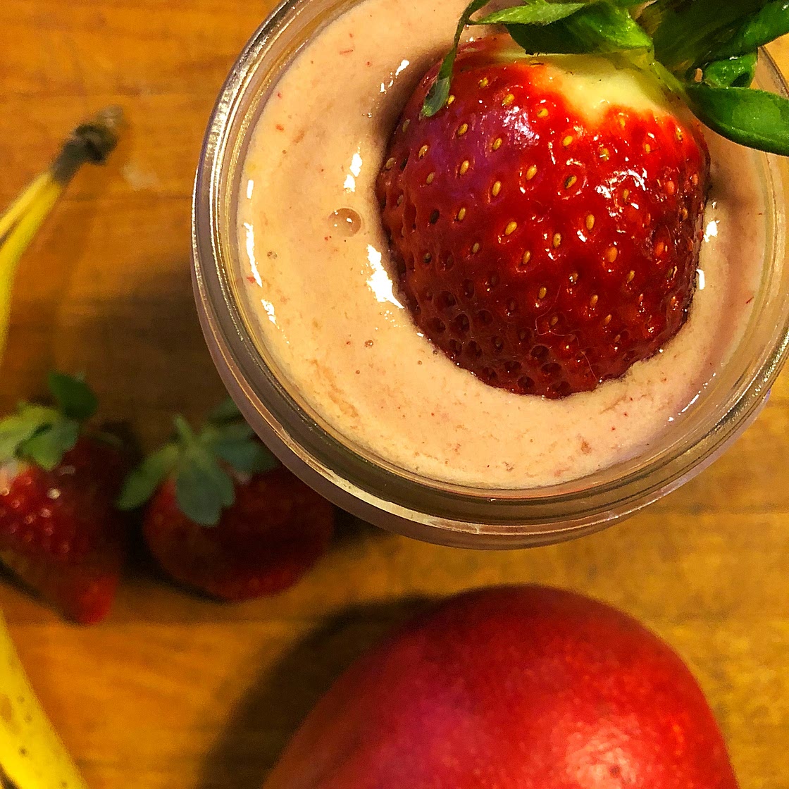Strawberry Mango Banana Smoothie (AIP, SCD, Paleo, GF, DF)