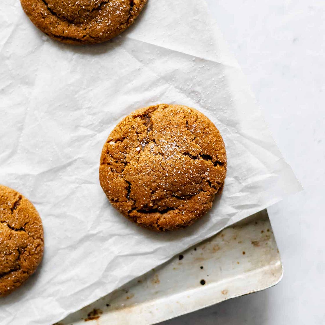 Soft Ginger Molasses Cookies