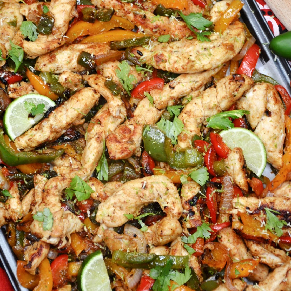 Sheet Pan Chicken Fajita 