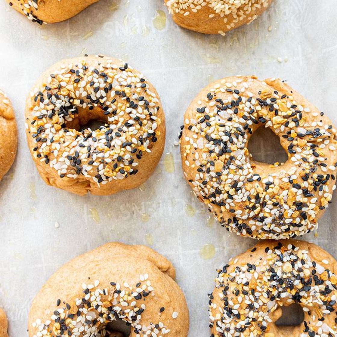Homemade bagels