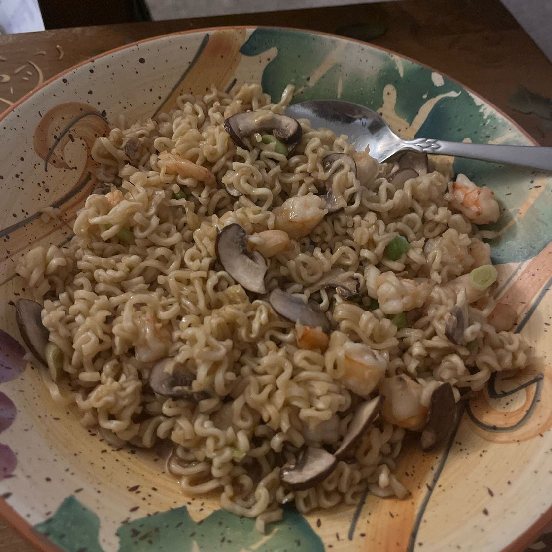Ramen Shrimp Packet Surprise