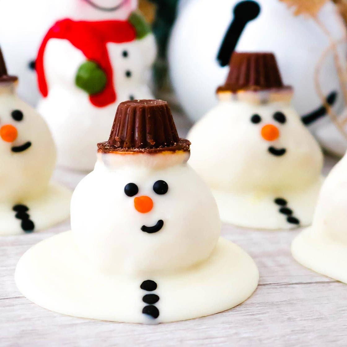 Melting Snowmen Cookie Balls