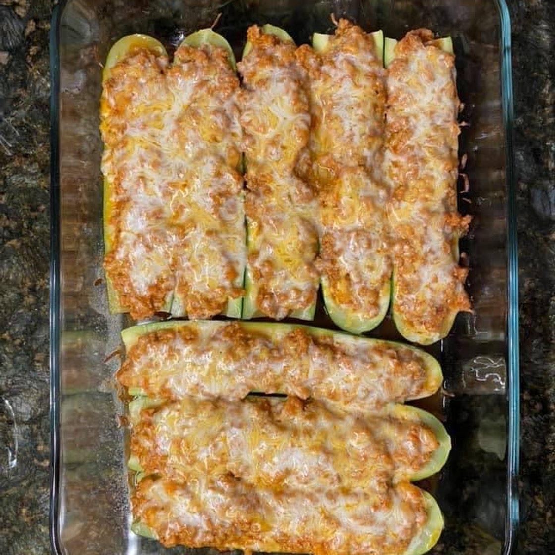 Taco Stuffed Zucchini Boats